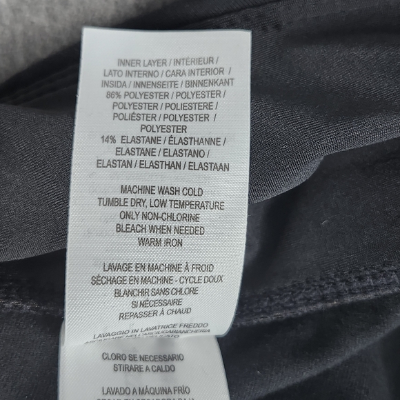 Lysse Crop Black Women Size XS 360° Smoothing Waistband Cotton Spandex NIB - Picture 8 of 15